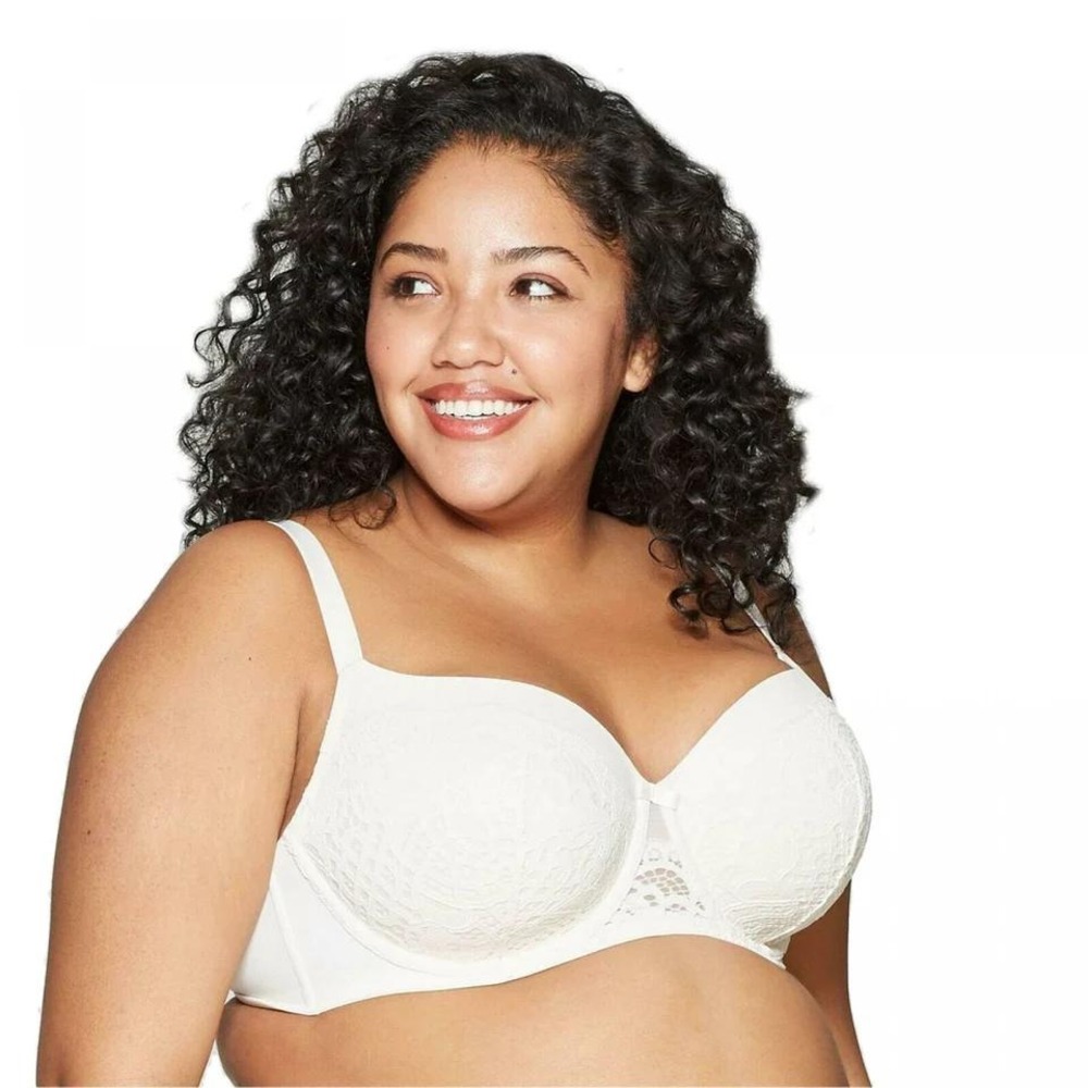 Auden Balconette Bra 46DD Lightly Lined Underwire Full Coverage